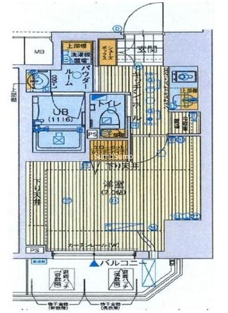 ファーストステージ京町堀レジデンスの物件間取画像